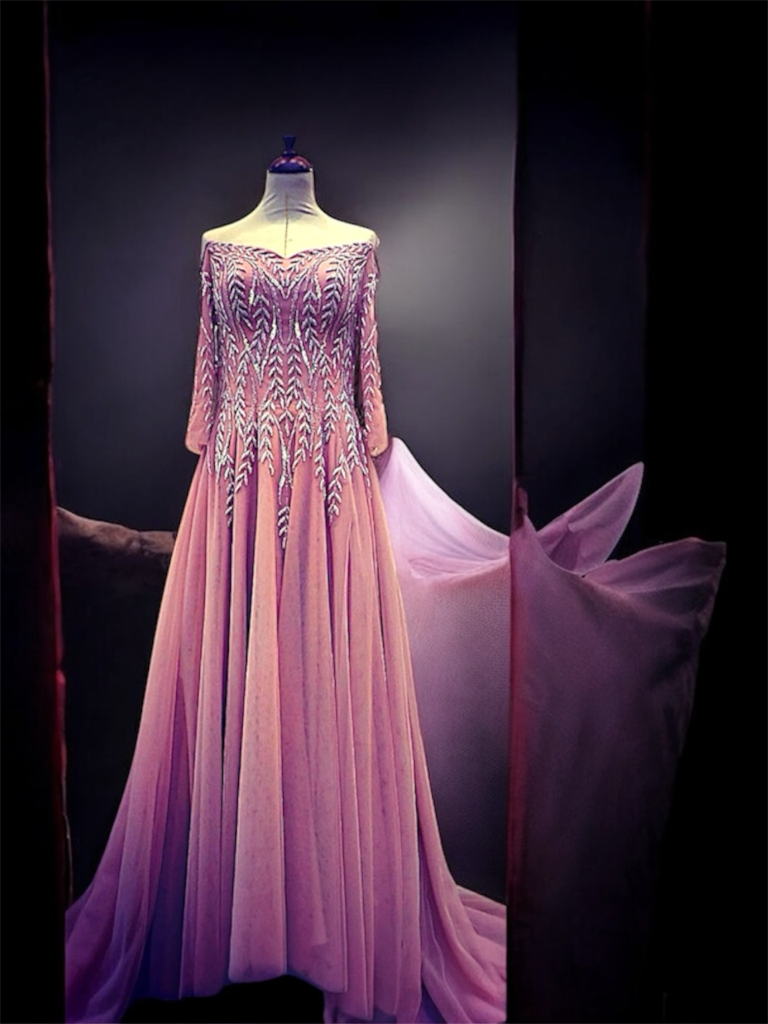 Custom made gown for a Client