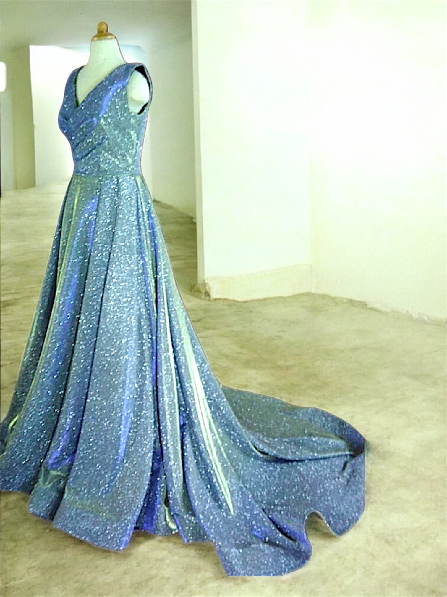 Custom made gown for a Client