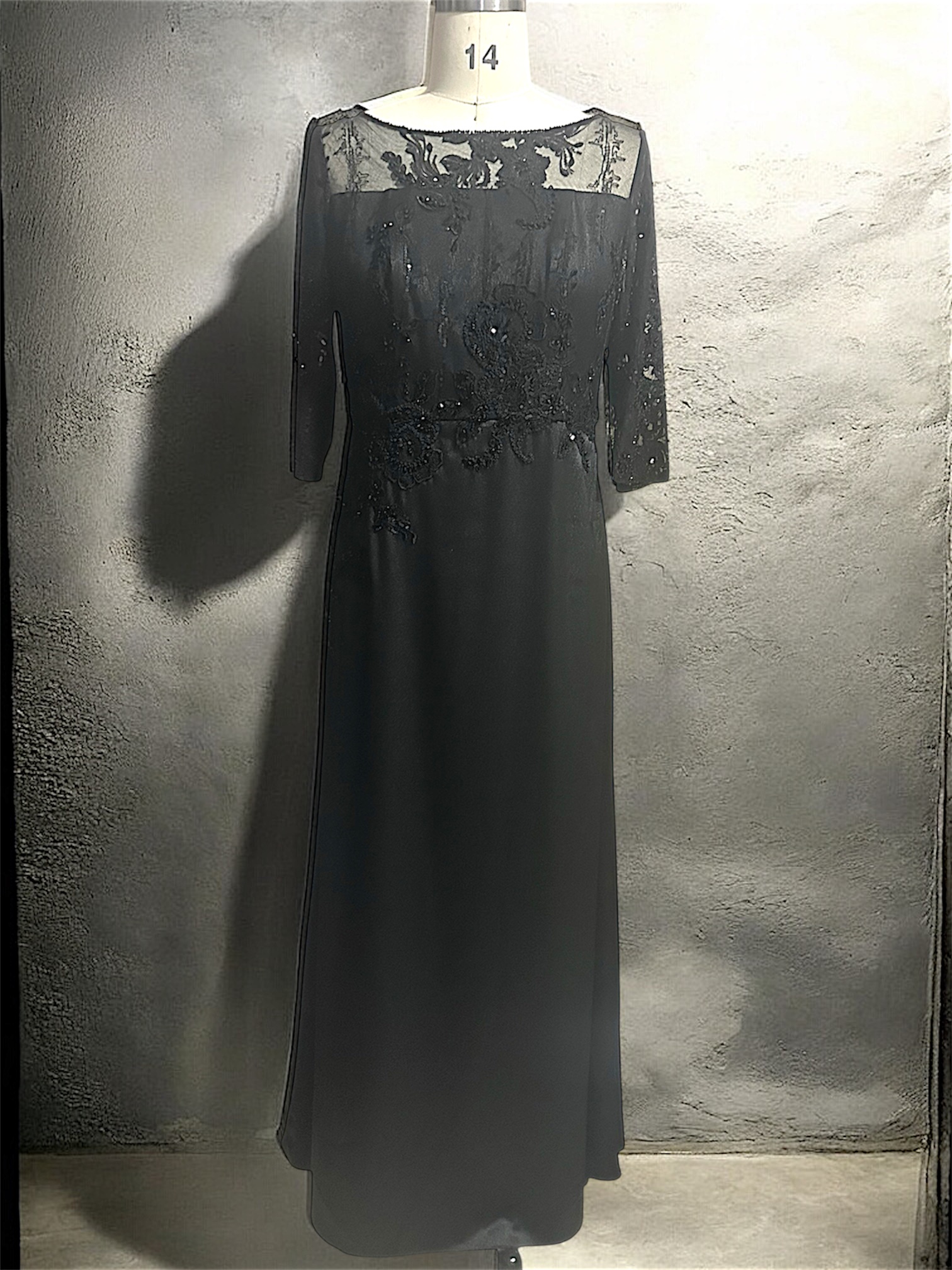 Custom made gown for a client