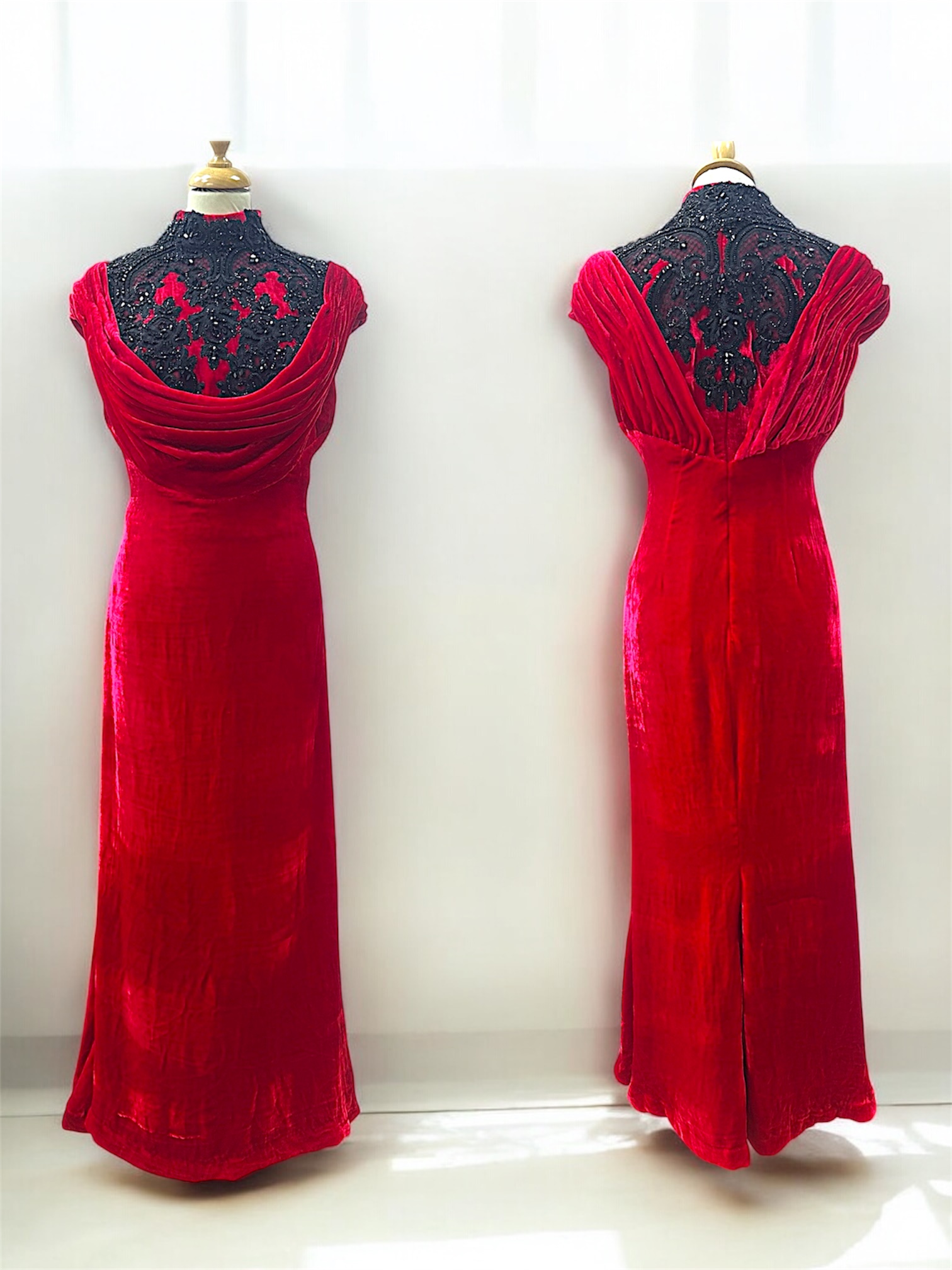 Custom made gown for a client