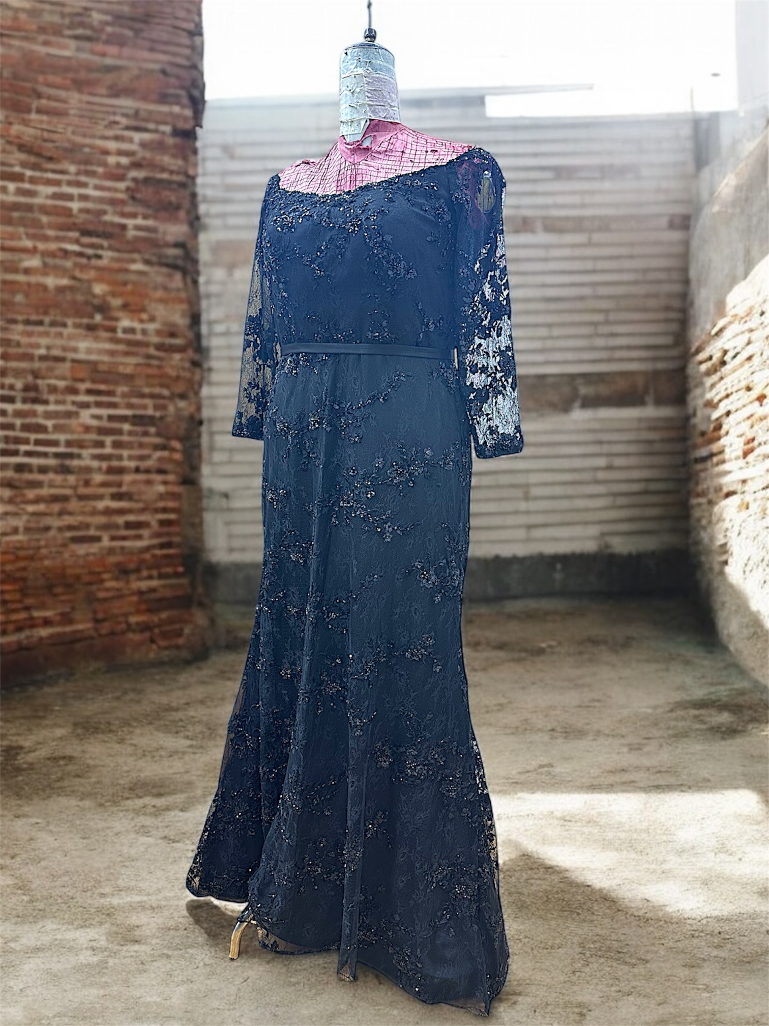 Custom made gown for a client