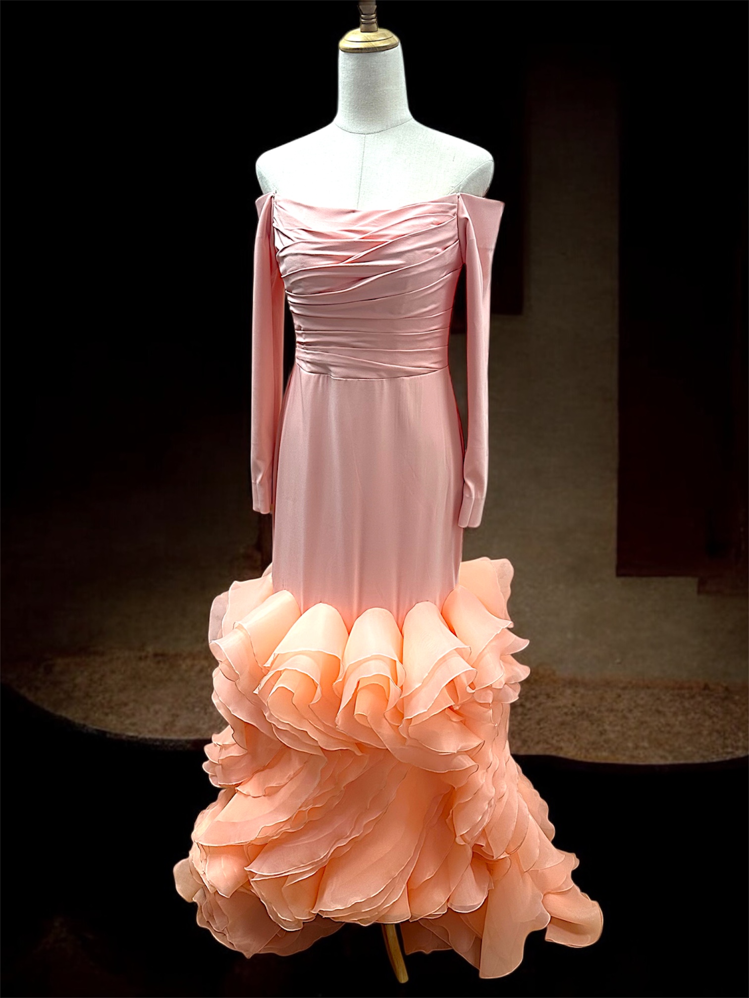 Custom made gown for a client