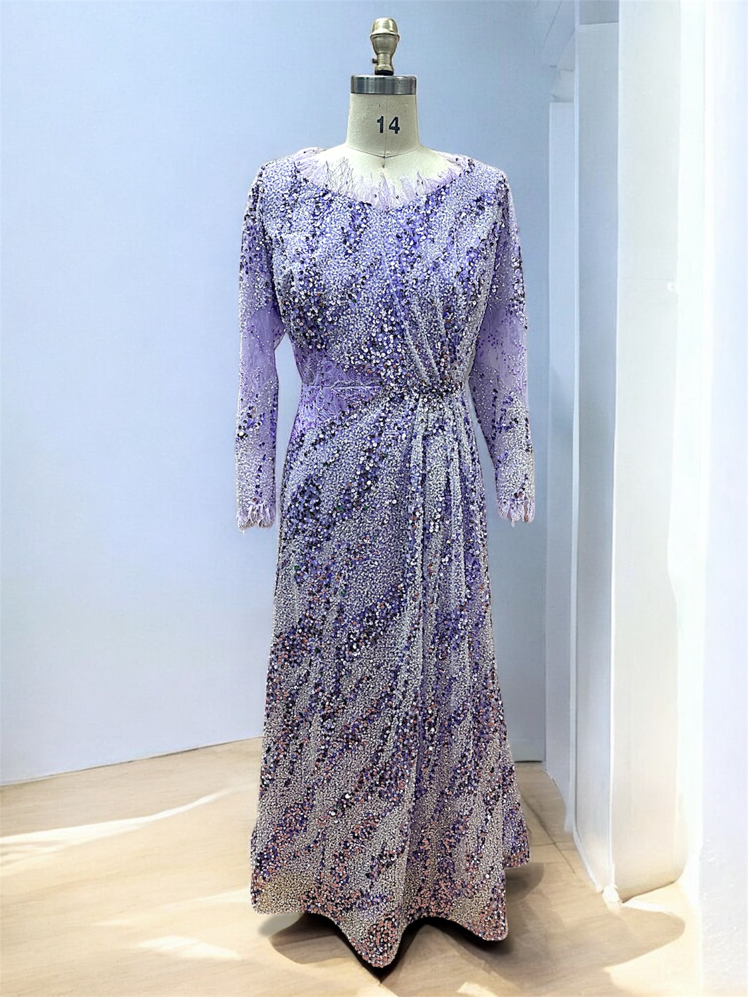 Custom made gown for a client